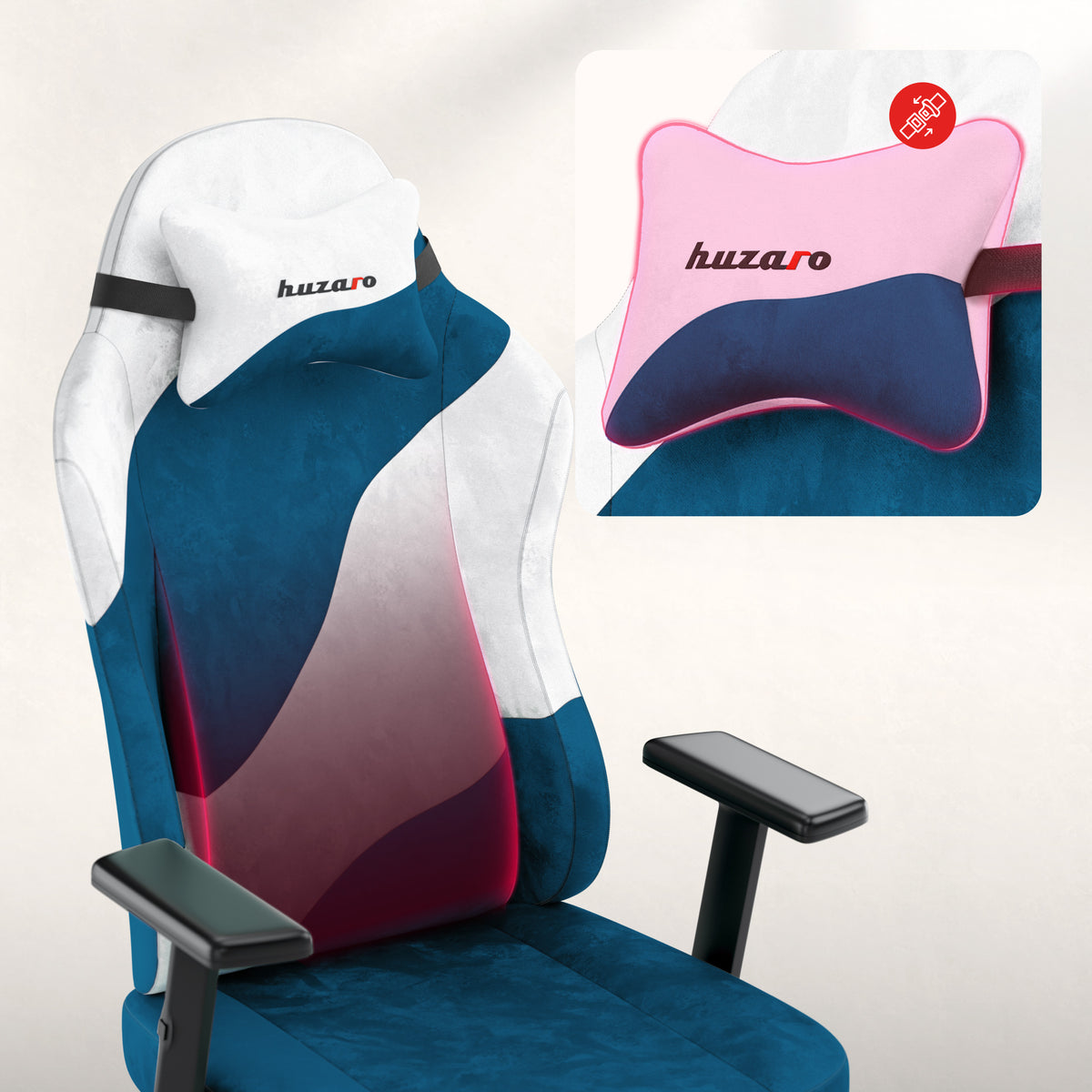 Gamingstoel voor tieners Huzaro Ranger 5.7 Blauw
