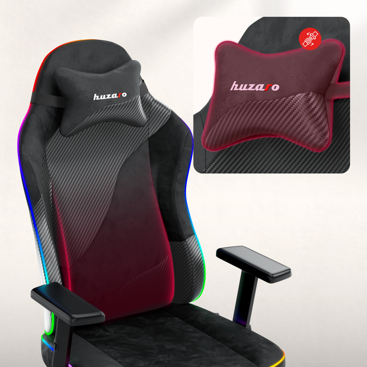 Gaming stoel voor tieners Huzaro Ranger 5.7 RGB Black