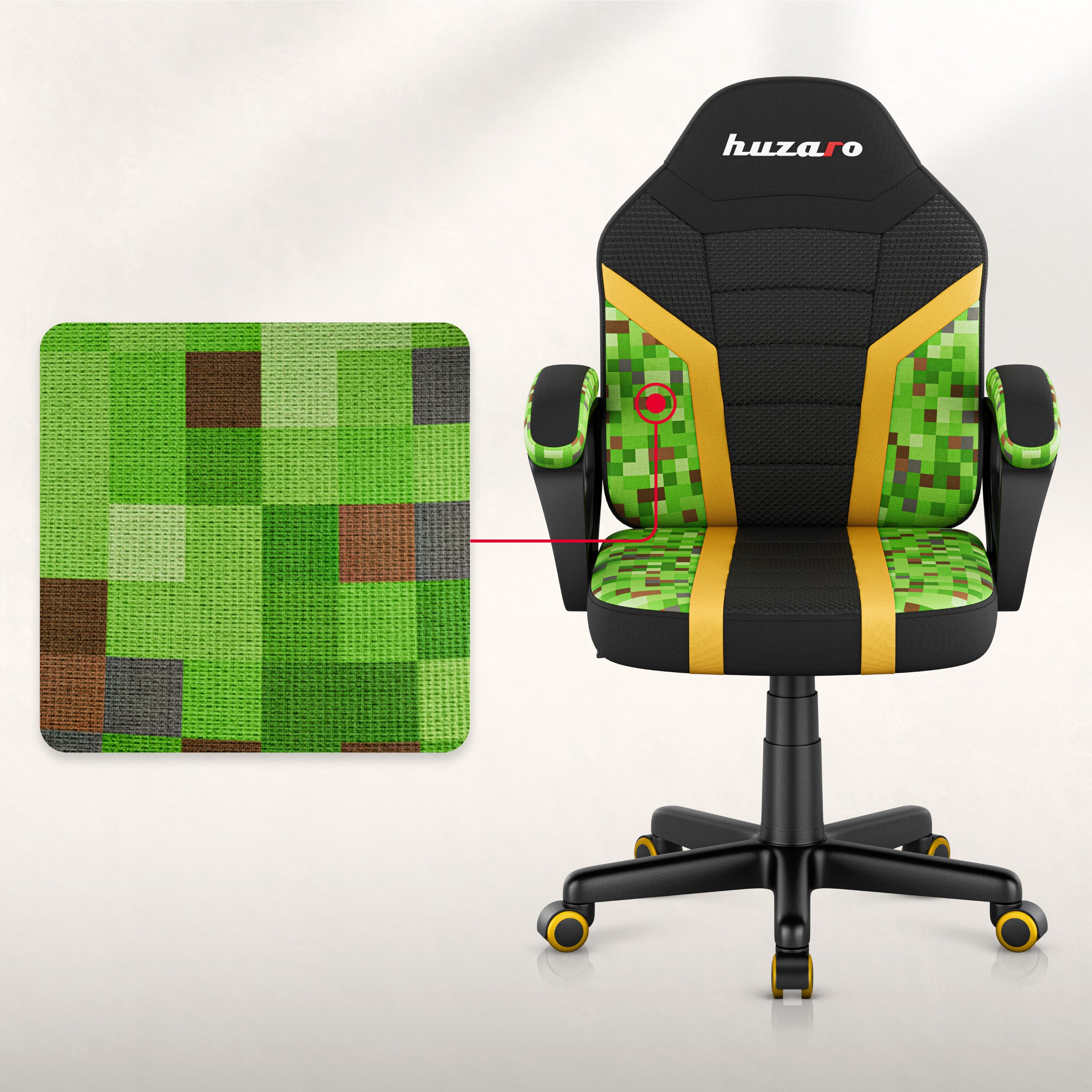 Huzaro RANGER 1.0 Pixel Mesh gamingstoel voor kinderen