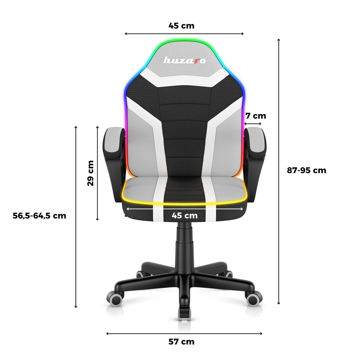 Huzaro Ranger 1.0 RGB gamingstoel voor kinderen