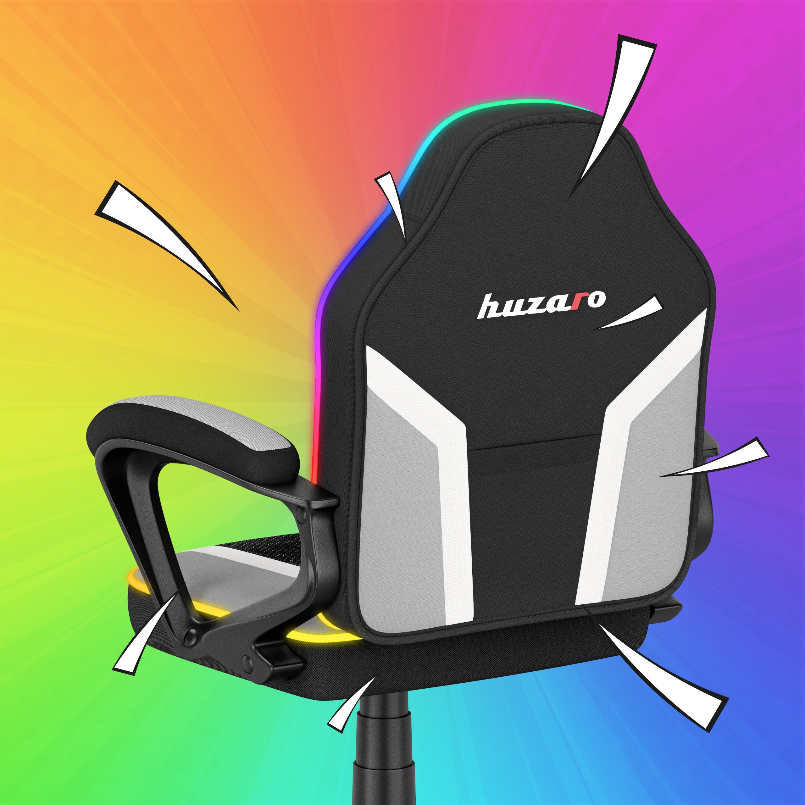 Huzaro Ranger 1.0 RGB gamingstoel voor kinderen