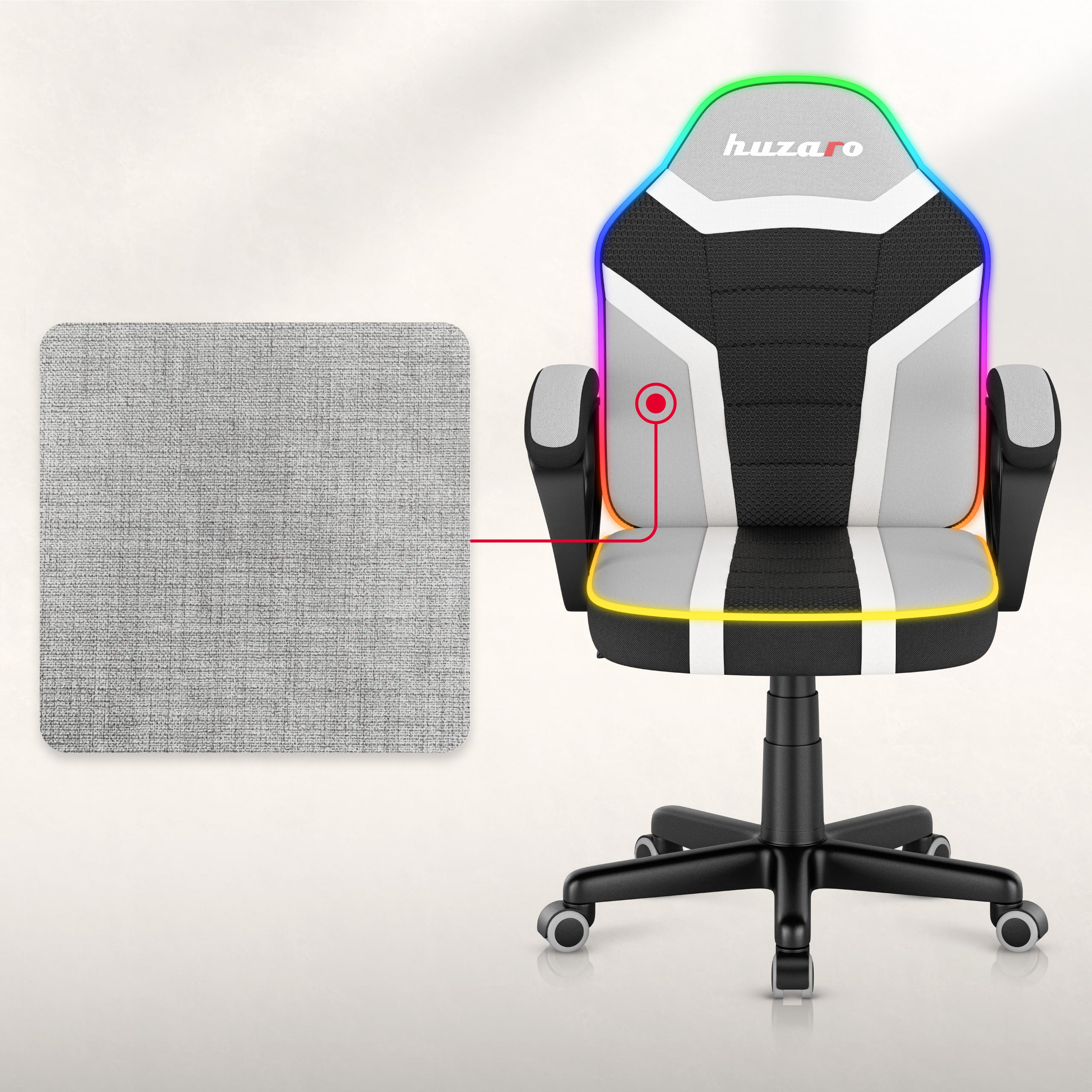 Huzaro Ranger 1.0 RGB gamingstoel voor kinderen