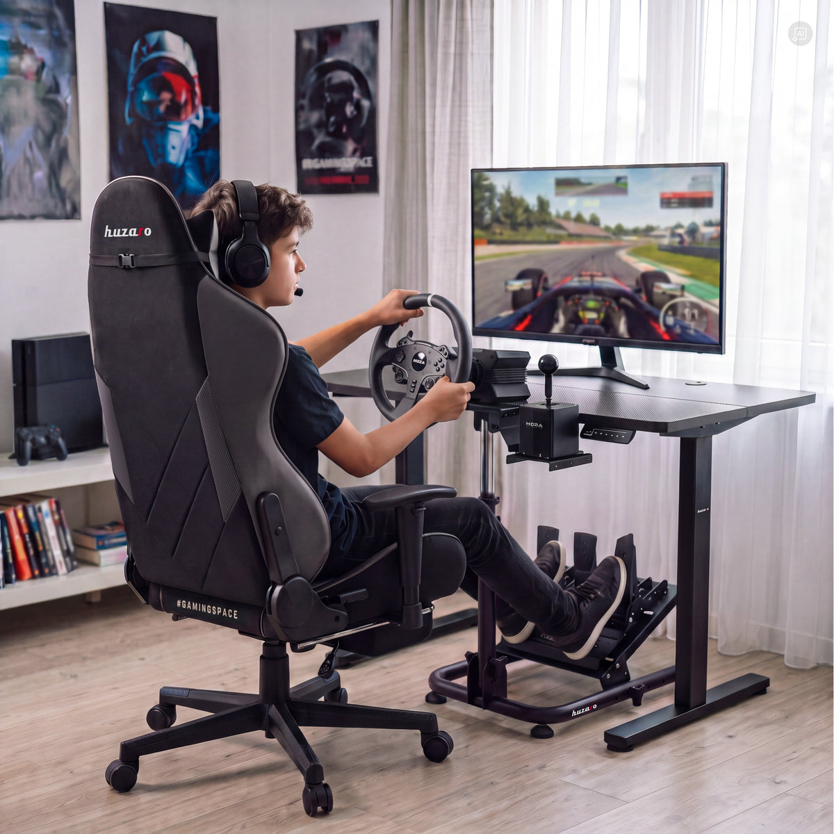 Huzaro SPEED 2.0 simracing-stuurhouder