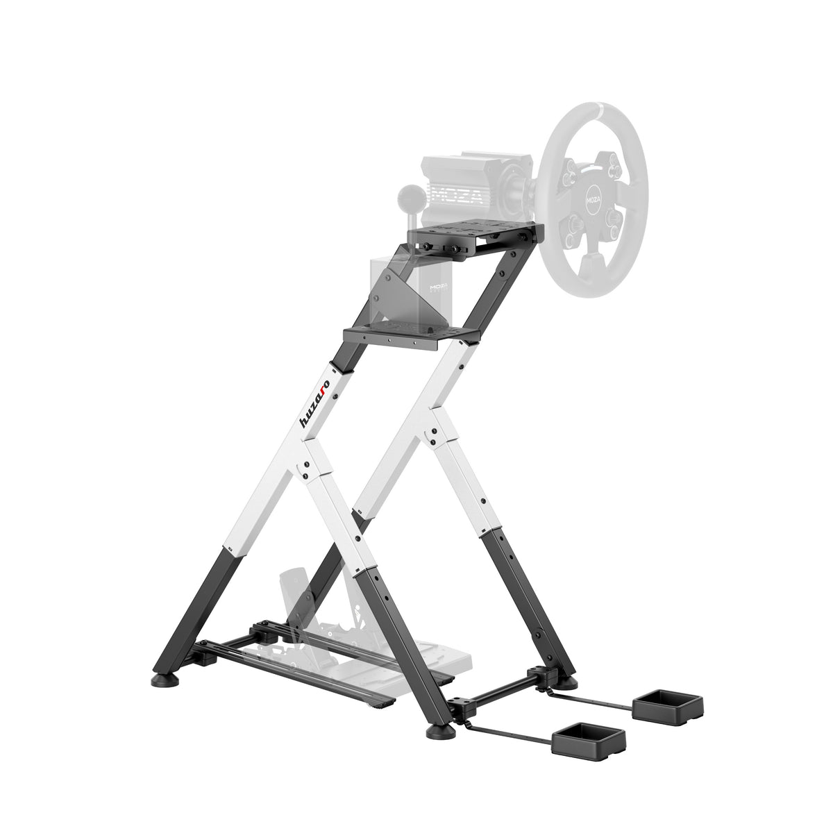 Inklapbaar sim racing frame Huzaro Speed 2.5 White