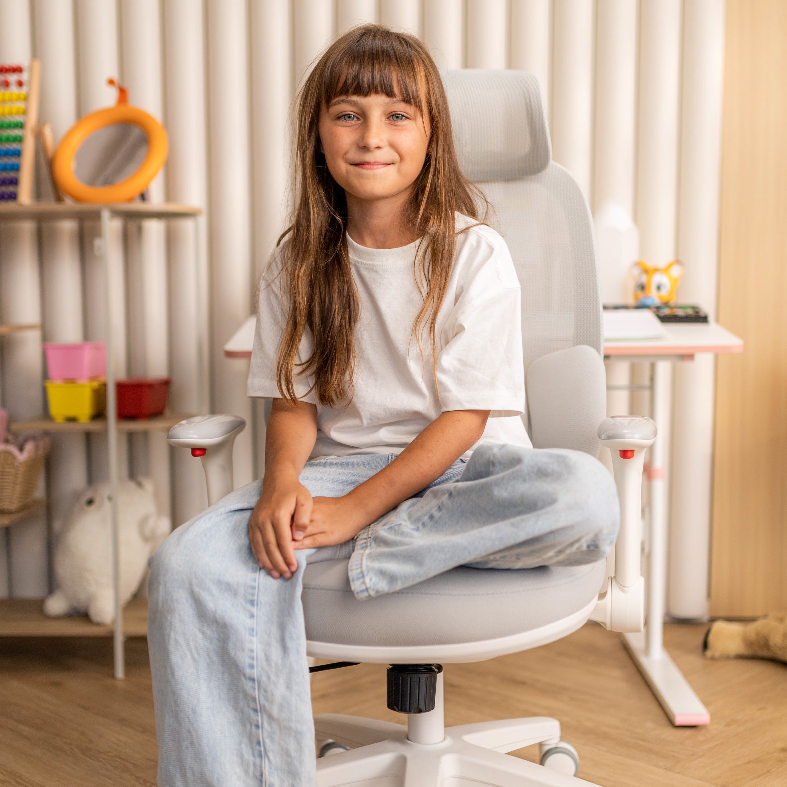 Ergonomische kinderfauteuil Mark Adler Junior 6.3 Grey
