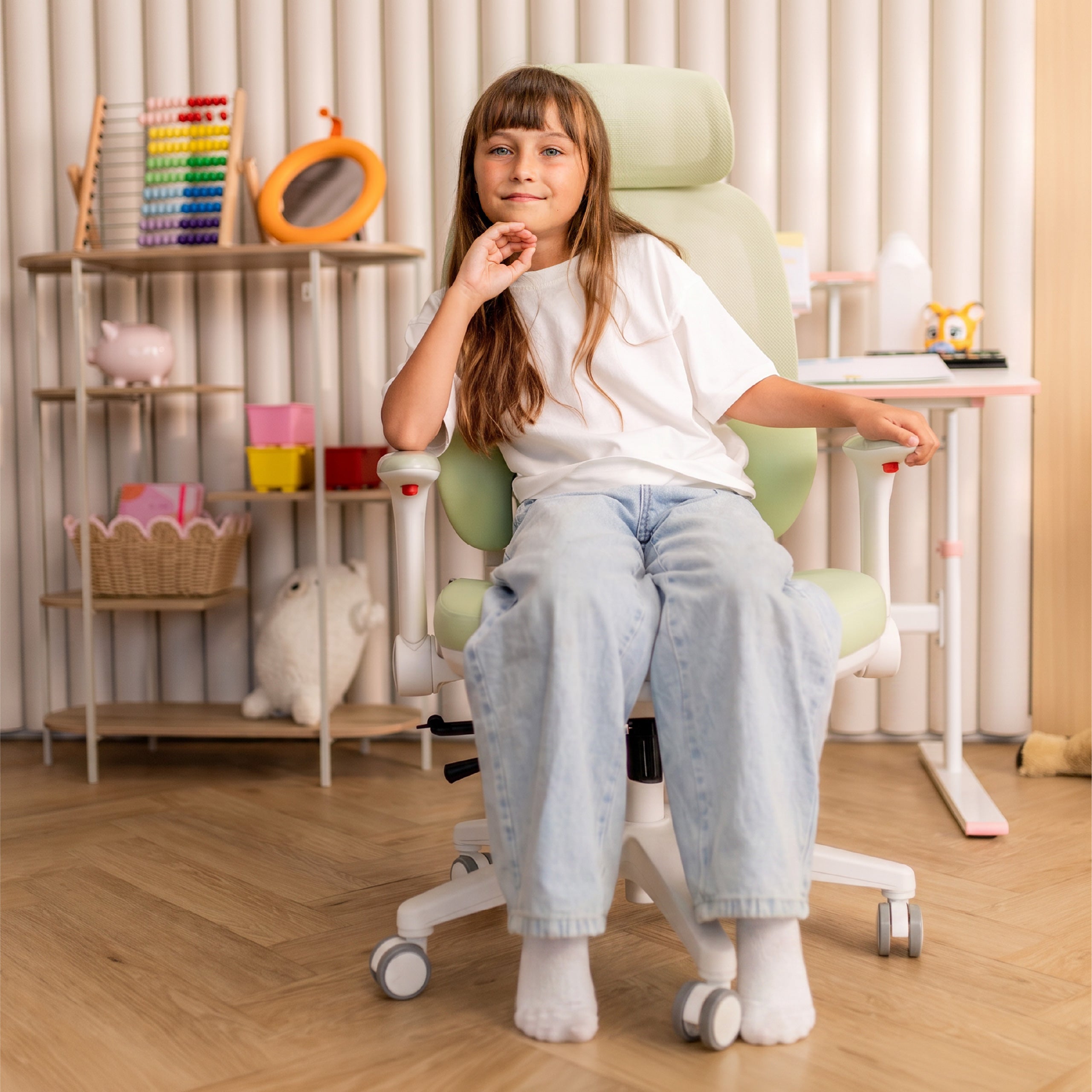 Ergonomische kinderfauteuil Mark Adler Junior 6.3 Green