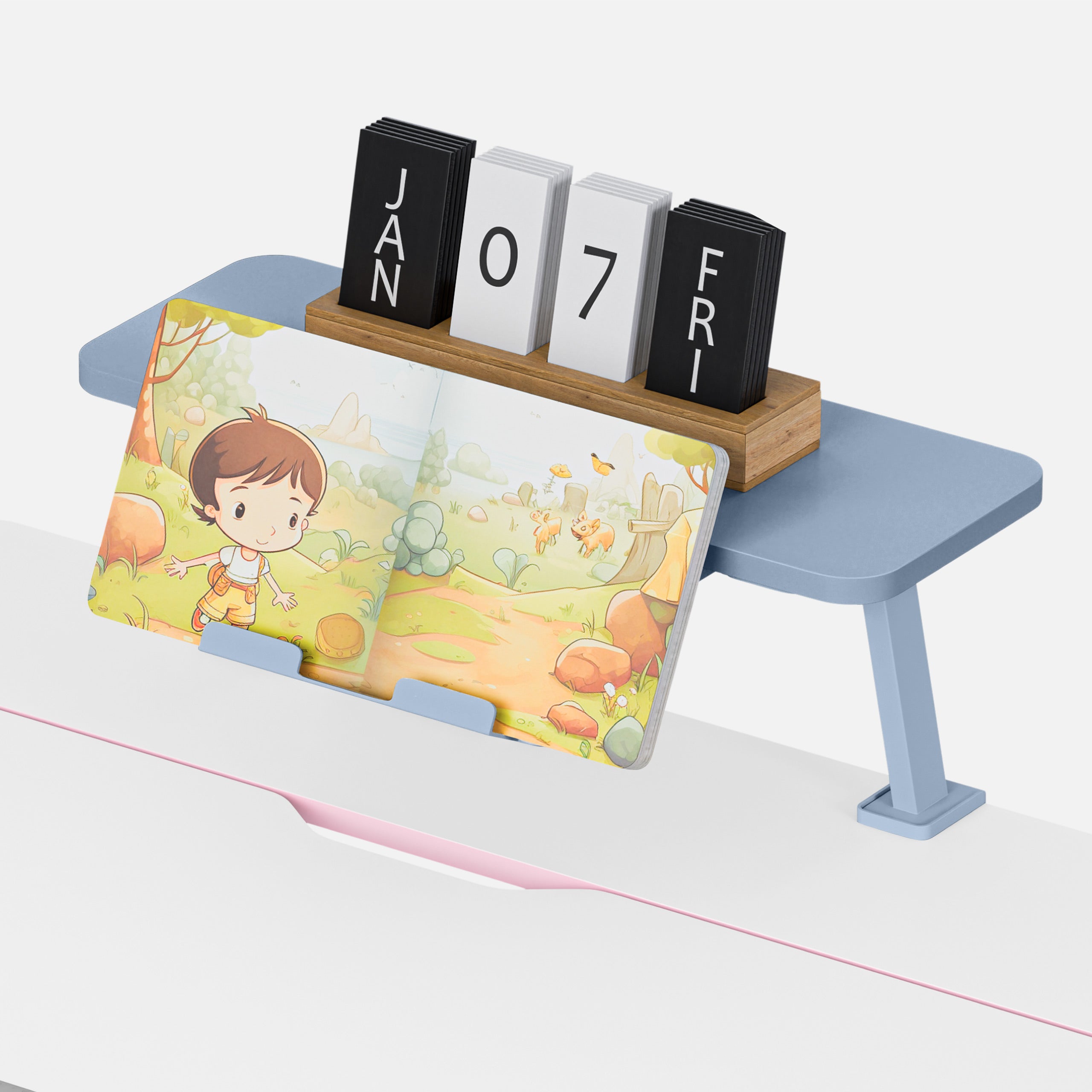 Mark Adler Study 3.7 Pink verstelbaar kinder bureau, 90 cm