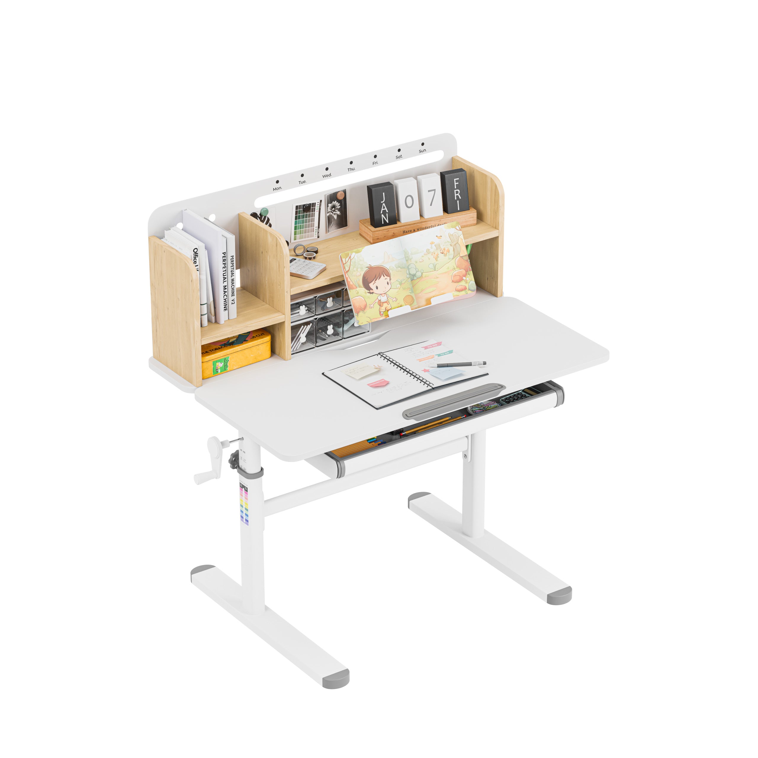 Ergonomisch kinderbureau Mark Adler Study 5.0 Wood 90 cm