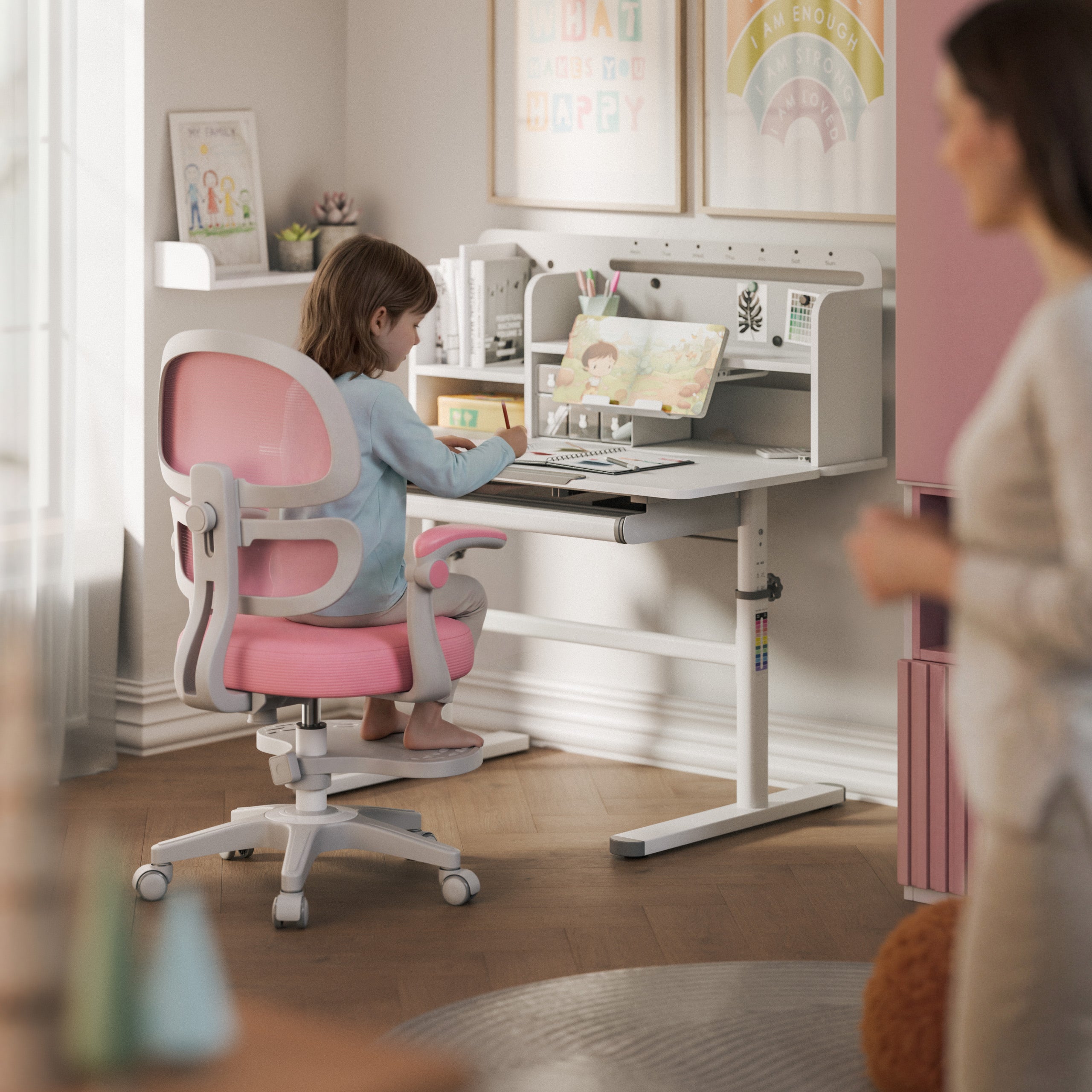 Kinderbureau Mark Adler Study 5.7 Grey 100 cm