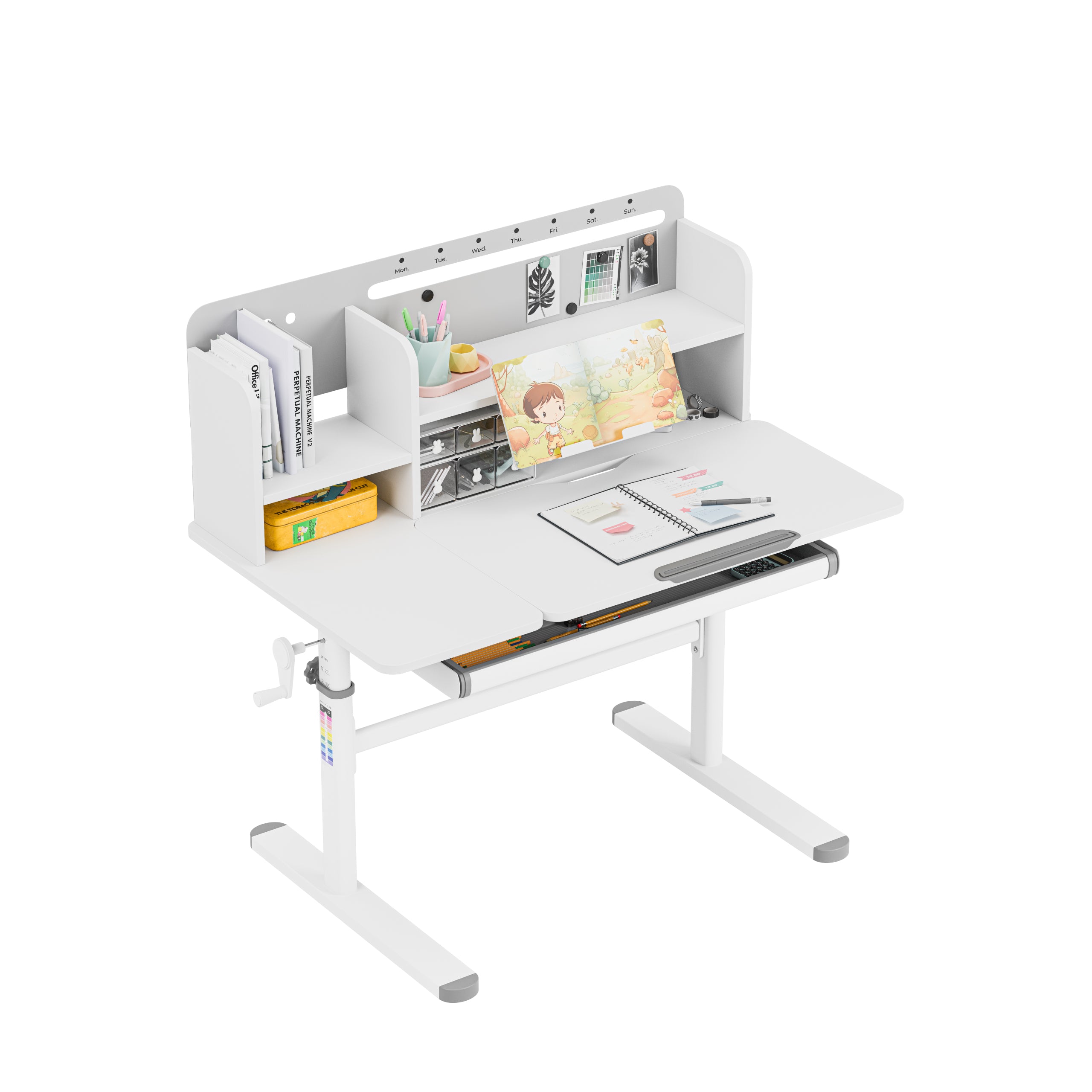 Kinderbureau Mark Adler Study 5.7 Grey 100 cm