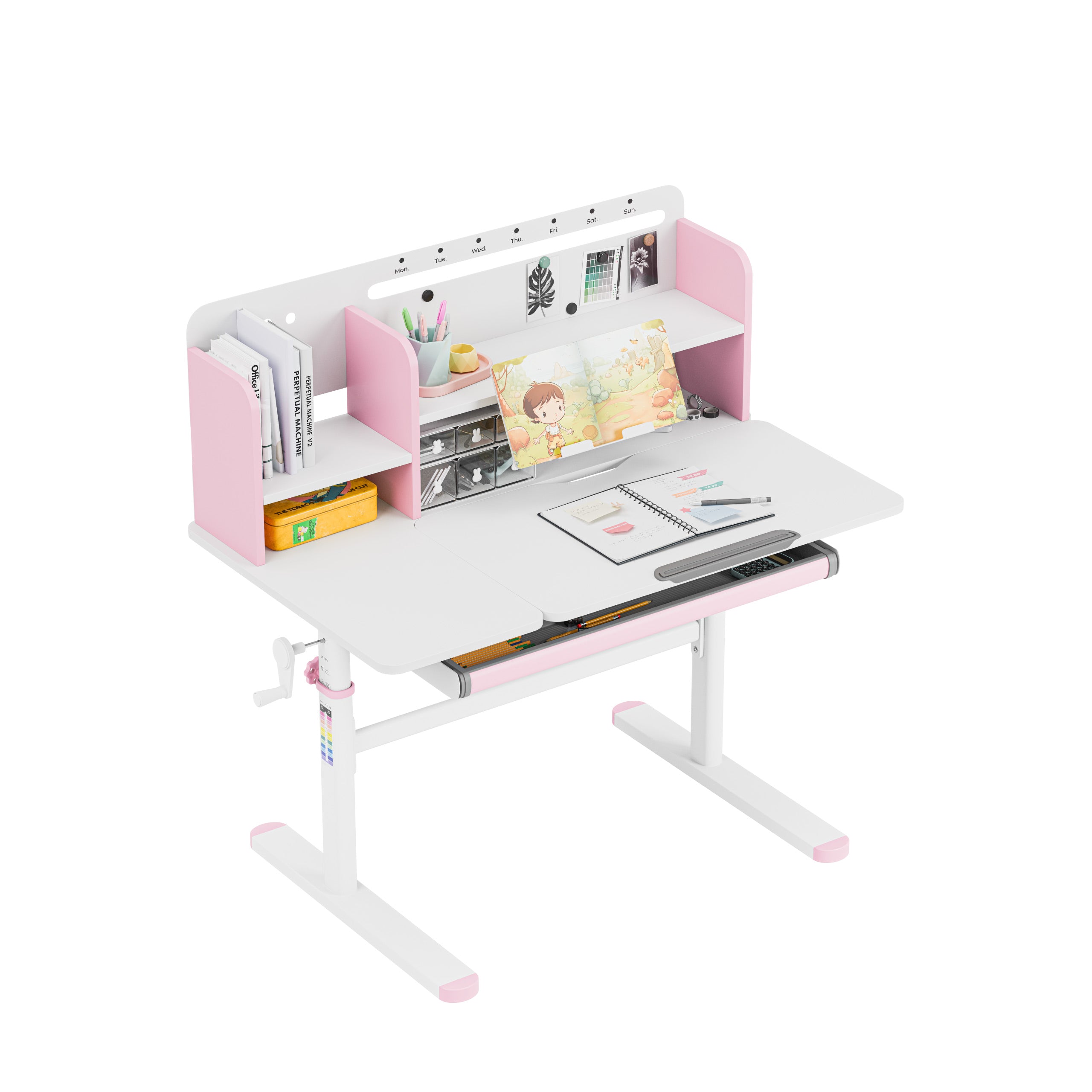 Kinderbureau Mark Adler Study 5.7 Pink 100 cm